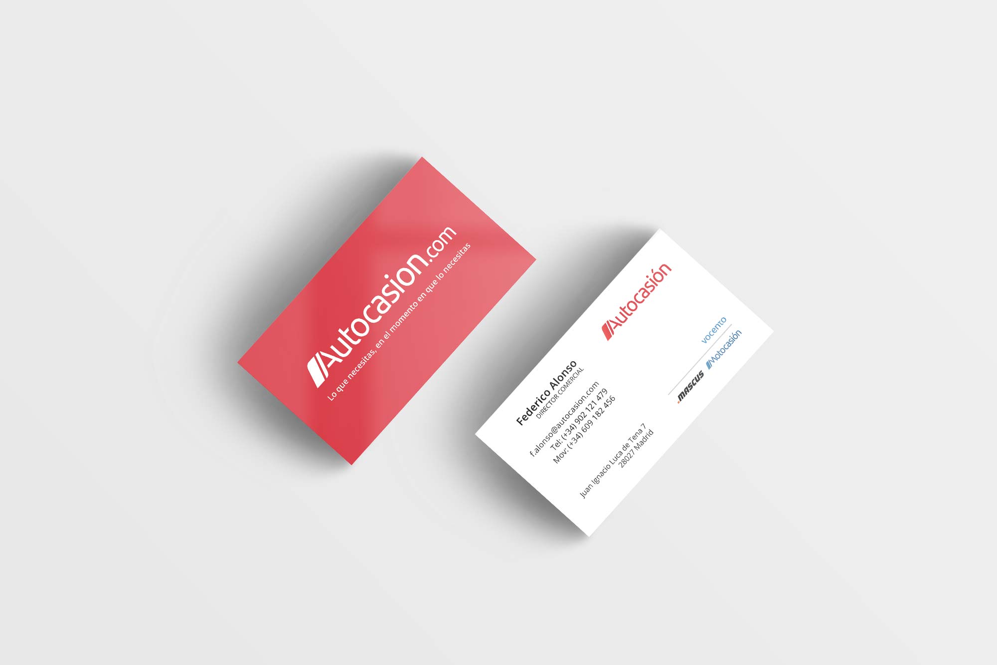 Autocasión card business